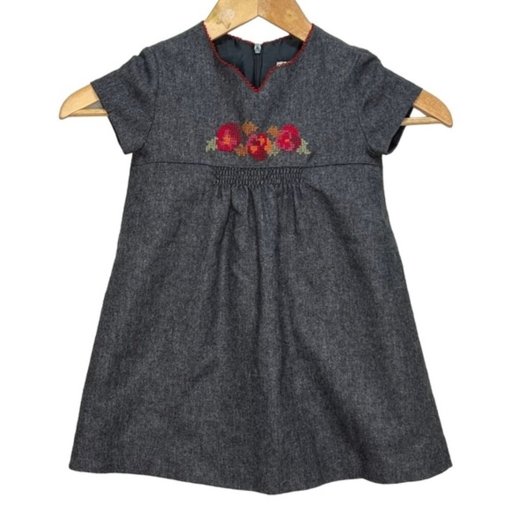 Zara Grey Wool Blend Dress Size 3